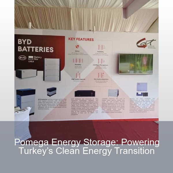Pomega Energy Storage: Powering Turkey’s Clean Energy Transition